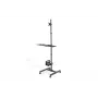 DIGITUS mobiili työpiste (monitoriteline, PC-teline) max. 8 kg kantavuus, 32 inch näyttö – musta