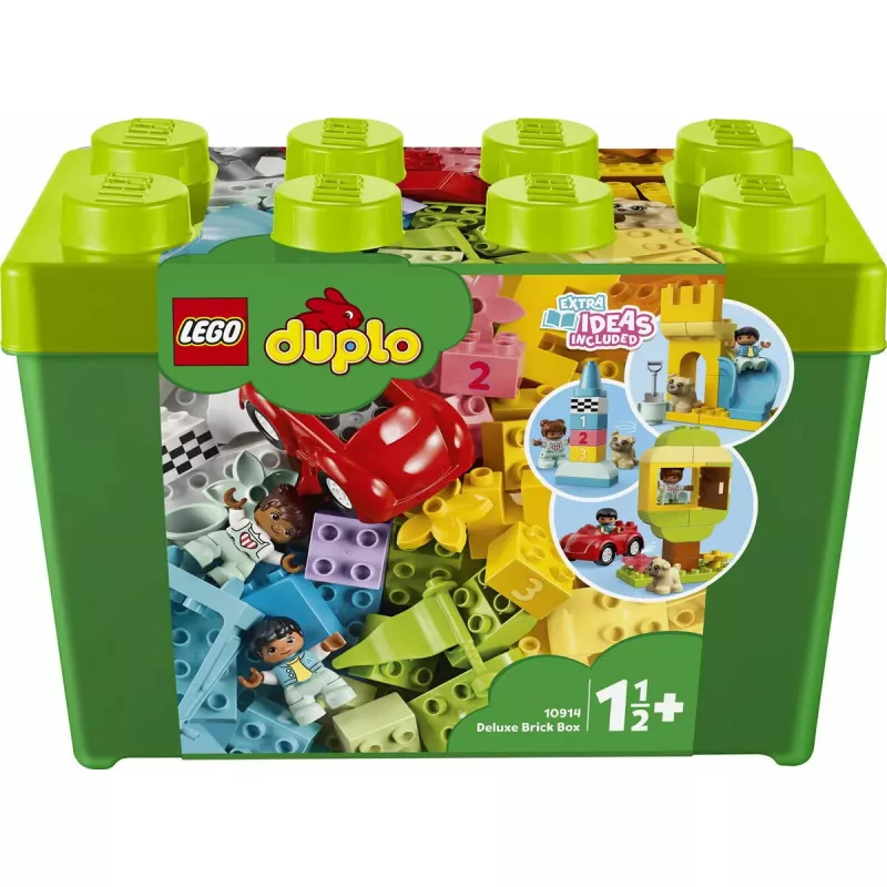 LEGO DUPLO 10914 Deluxe palikkalaatikko, 85 osaa, 1,5-vuotiaasta alkaen