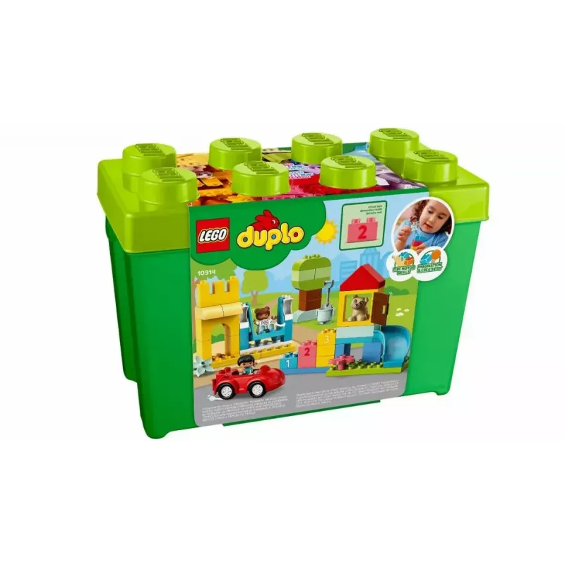 LEGO DUPLO 10914 Deluxe palikkalaatikko, 85 osaa, 1,5-vuotiaasta alkaen