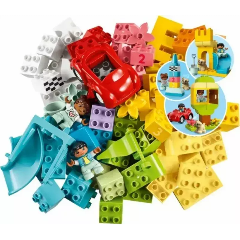 LEGO DUPLO 10914 Deluxe palikkalaatikko, 85 osaa, 1,5-vuotiaasta alkaen