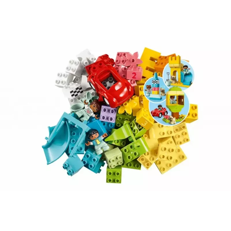 LEGO DUPLO 10914 Deluxe palikkalaatikko, 85 osaa, 1,5-vuotiaasta alkaen