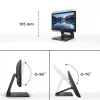 Philips 162B9T/00 tietokonemonitori 39,6 cm (15,6 inch) 1366 x 768 pikseliä HD LCD kosketusnäyttö musta