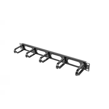 Kaapelinhallintapaneeli LANBERG AK-1205-B, 1U metalli, 19