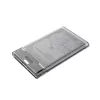 Unitek HDD/SSD-kotelo S1103A läpinäkyvä 2,5 tuuman SATA III -asemille, USB 3.1 Gen 1 (Micro-USB B)