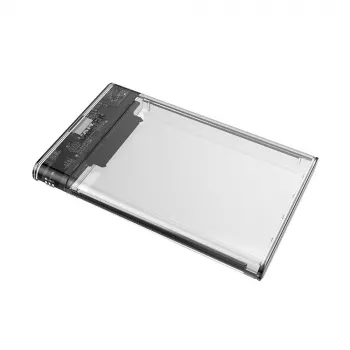 Unitek HDD/SSD-kotelo S1103A läpinäkyvä 2,5 tuuman SATA III -asemille, USB 3.1 Gen 1 (Micro-USB B)