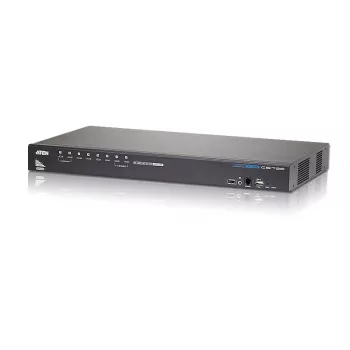 ATEN 8-porttinen USB - HDMI KVM-kytkin USB-oheislaiteliitännällä, 1920 x 1200 pikseliä, WUXGA, 8,56 W, musta