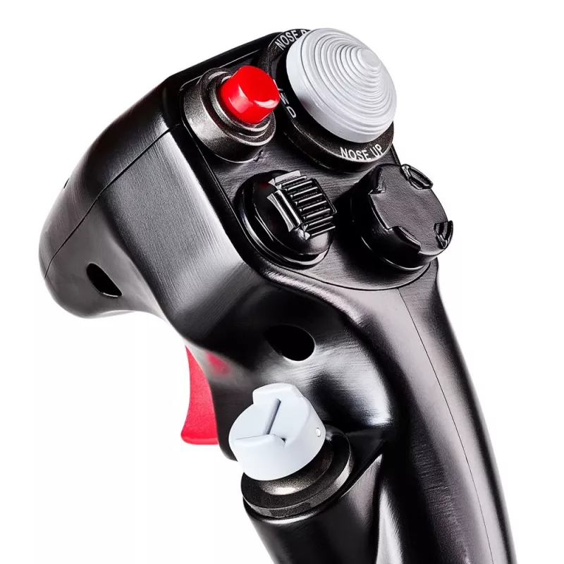 Thrustmaster 2960848 peliohjain musta, punainen, valkoinen lentosimulaattori analoginen PC