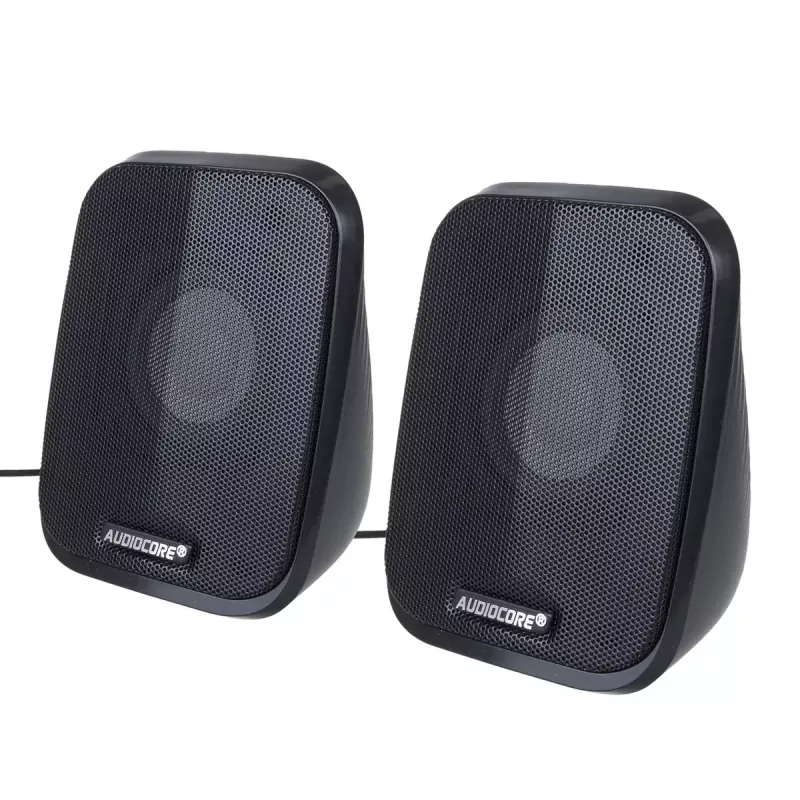 Kaiutin Audiocore AC835 johdollinen 2.0 6 W USB musta pöytäkaiutin