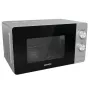 Solo-mikroaaltouuni Gorenje MO20E1S — 20 l, 800 W, kiertosäädin, 270 mm pyörivä lautanen, ruostumaton teräs/musta