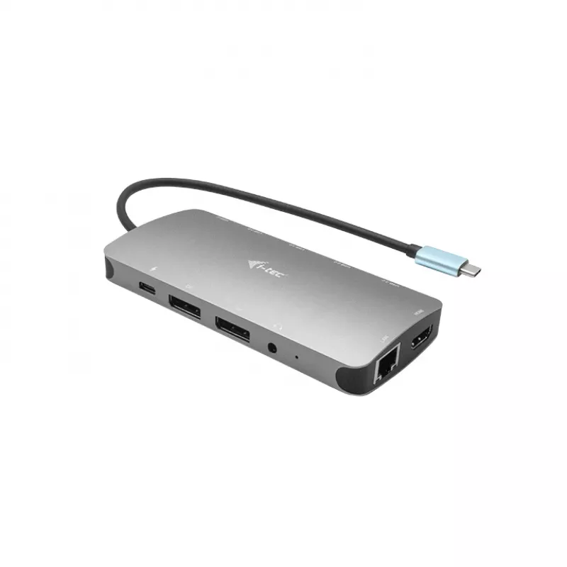i-tec Metal USB-C Nano 3x Display -telakointiasema + Power Delivery 100 W