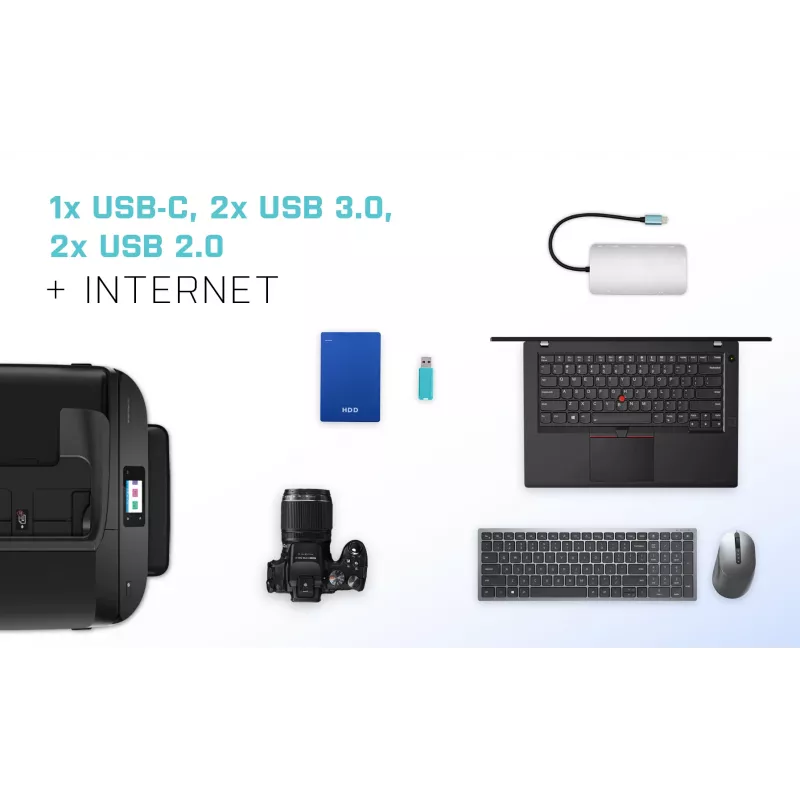 i-tec Metal USB-C Nano 3x Display -telakointiasema + Power Delivery 100 W