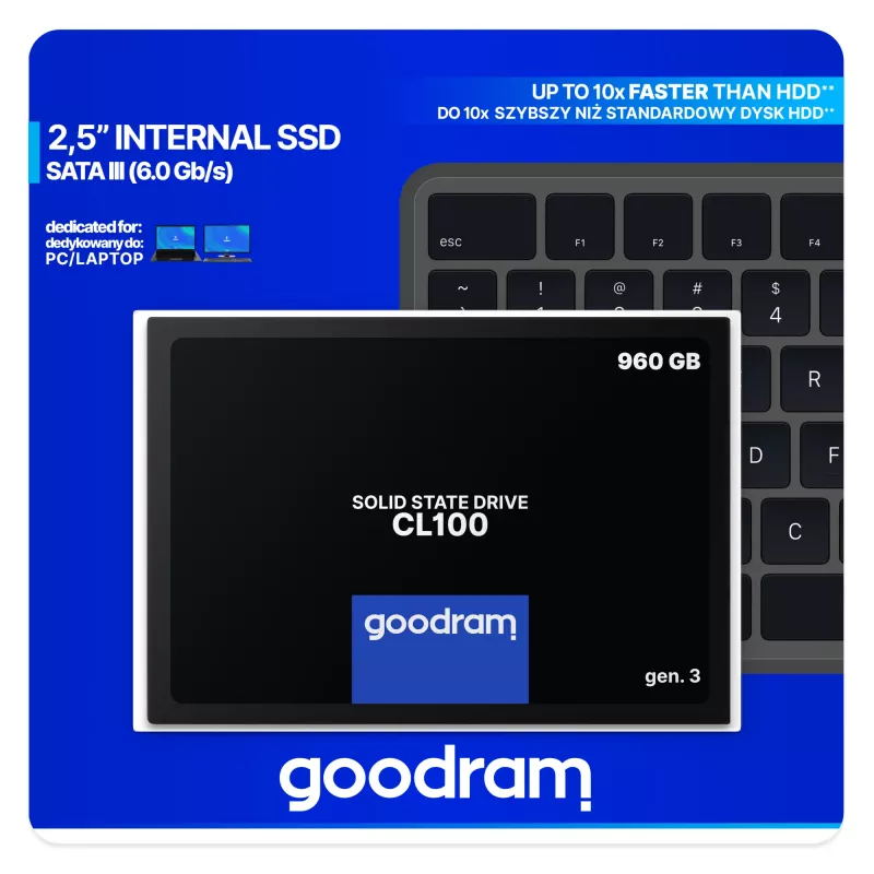 SSD-asema Goodram 960 GB 2,5