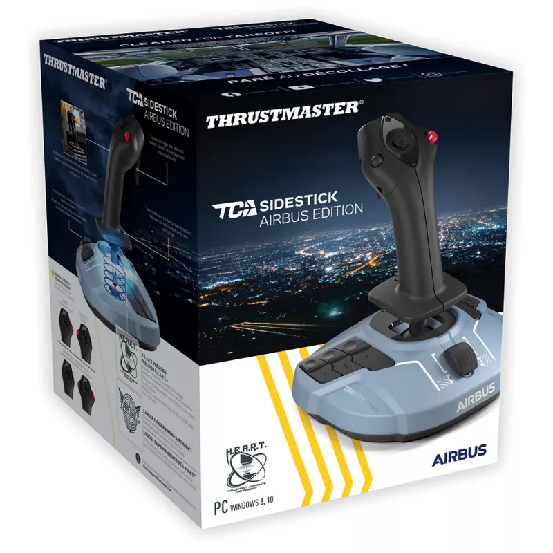 Thrustmaster TCA Sidestick Airbus Edition musta, sininen USB-joystick PC