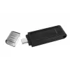 Kingston Technology DataTraveler 64GB USB-C 3.2 Gen 1 70, 64 GB, USB Type-C, 3.2 Gen 1 (3.1 Gen 1), Cap, 7 g, musta