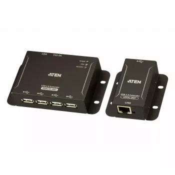 ATEN 4-porttinen USB 2.0 CAT 5 -jatko (jopa 50 m)