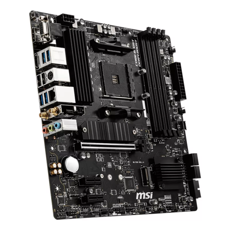 MSI B550M PRO-VDH WIFI emolevy AMD B550 kanta AM4 micro ATX