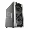 PC-kotelo IBOX Chiron ZH68 Gaming, ATX Midi-Tower, EATX-tuki, musta, sivulasiseinä, valaistus