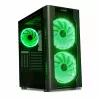 PC-kotelo IBOX Chiron ZH68 Gaming, ATX Midi-Tower, EATX-tuki, musta, sivulasiseinä, valaistus
