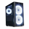PC-kotelo IBOX Chiron ZH68 Gaming, ATX Midi-Tower, EATX-tuki, musta, sivulasiseinä, valaistus