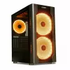 PC-kotelo IBOX Chiron ZH68 Gaming, ATX Midi-Tower, EATX-tuki, musta, sivulasiseinä, valaistus