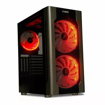 PC-kotelo IBOX Chiron ZH68 Gaming, ATX Midi-Tower, EATX-tuki, musta, sivulasiseinä, valaistus