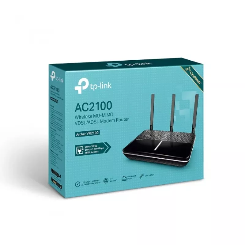 TP-Link AC2100 Wireless MU-MIMO VDSL/ADSL modeemireititin