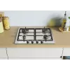 Candy Idea CHG6BR4WX ruostumaton teräs kalusteisiin asennettava kaasuliesi 60 cm 4 vyöhykettä