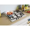 Candy Idea CHG6BR4WX ruostumaton teräs kalusteisiin asennettava kaasuliesi 60 cm 4 vyöhykettä