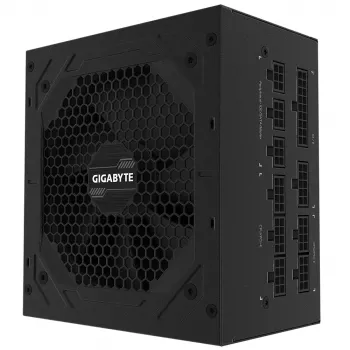 Gigabyte P750GM virtalähde 750 wattia hyötysuhde 80 PLUS GOLD, PFC Active, MTBF 100 000 tuntia
