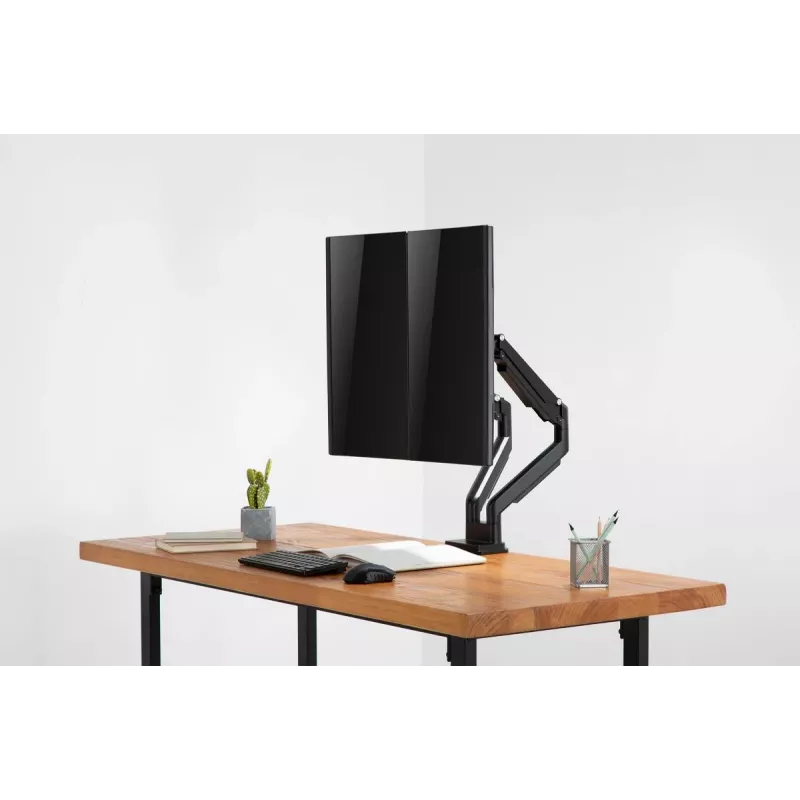 DIGITUS yleinen kaksoisnäytön kaasujousikiinnitys 17-32in 2x 9kg
