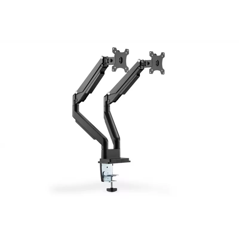 DIGITUS yleinen kaksoisnäytön kaasujousikiinnitys 17-32in 2x 9kg