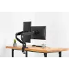 DIGITUS yleinen kaksoisnäytön kaasujousikiinnitys 17-32in 2x 9kg