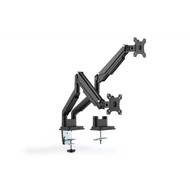 DIGITUS yleinen kaksoisnäytön kaasujousikiinnitys 17-32in 2x 9kg