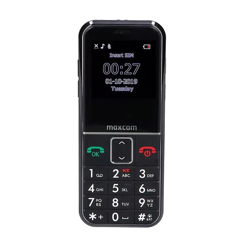 Matkapuhelin MaxCom MM730 2,2 tuumaa musta