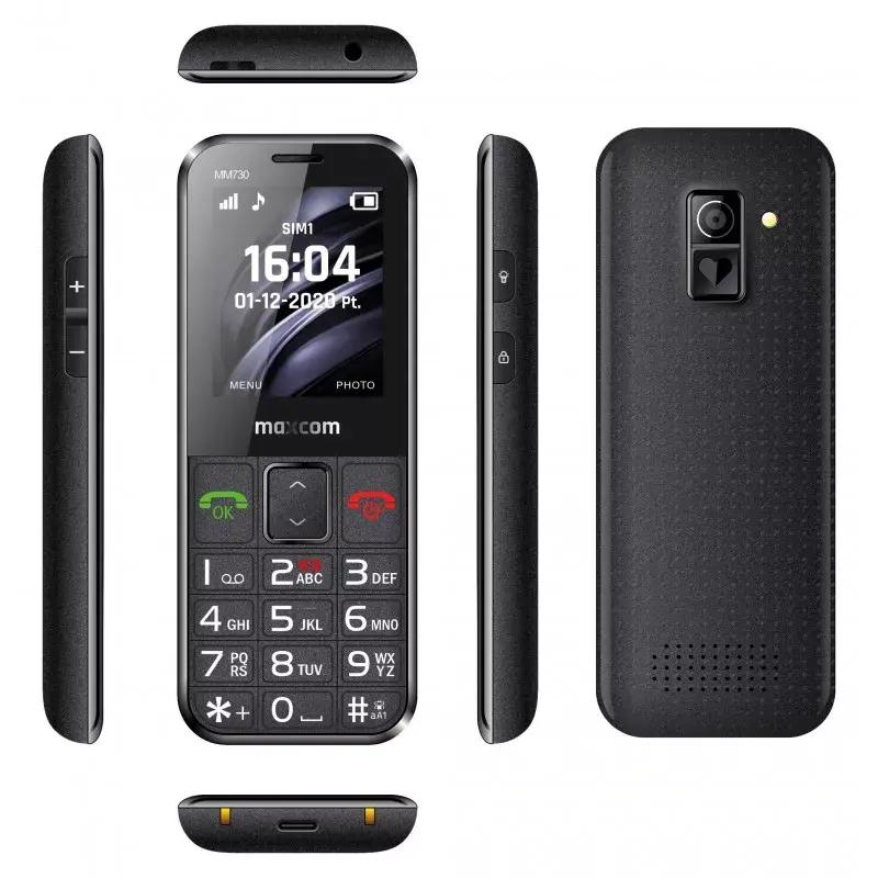 Matkapuhelin MaxCom MM730 2,2 tuumaa musta