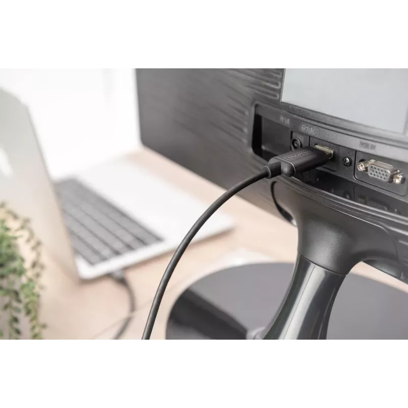 DIGITUS USB-C–HDMI-sovitinkaapeli, 4K/30 Hz, 1,8 m, musta