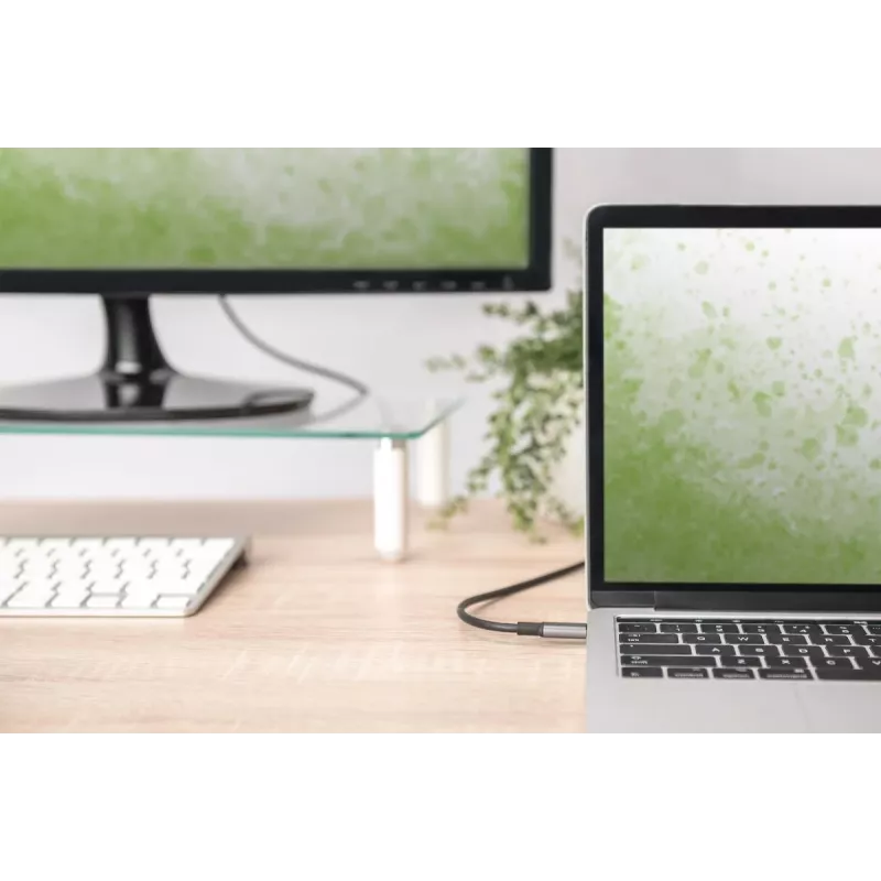 DIGITUS USB-C–HDMI-sovitinkaapeli, 4K/30 Hz, 1,8 m, musta
