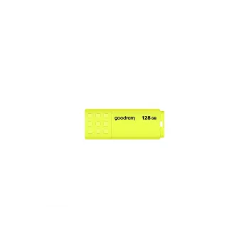 USB-muistitikku GOODRAM UME2 128 GB USB 2.0 Type-A, keltainen, 21×51 mm