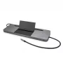 i-tec metalli USB-C ergonominen 4K 3x näyttö telakointiasema + Power Delivery 85 W