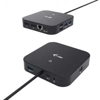 i-tec USB-C kaksoisnäytön telakointiasema Power Delivery 100 W