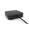 i-tec USB-C kaksoisnäytön telakointiasema Power Delivery 100 W