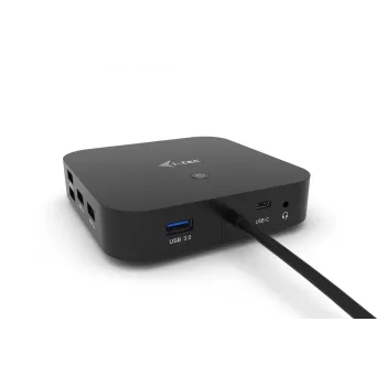 i-tec USB-C kaksoisnäytön telakointiasema Power Delivery 100 W