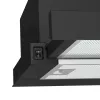 Gorenje TH60E3B liesituuletin ala-asennus (ulosvedettävä) musta 350 m³/h