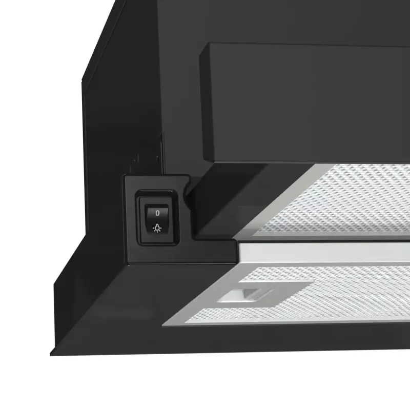 Gorenje TH60E3B liesituuletin ala-asennus (ulosvedettävä) musta 350 m³/h