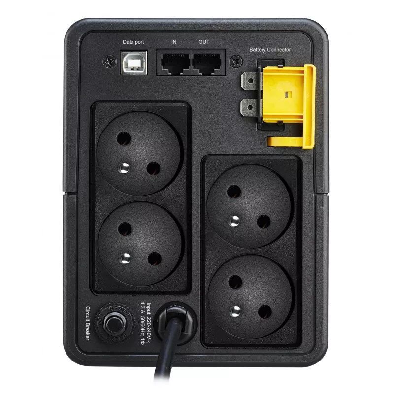 APC Back-UPS, 950VA, Tower, 230V, 4x CEE 7/5 ranskalainen Schuko-pistorasia, AVR