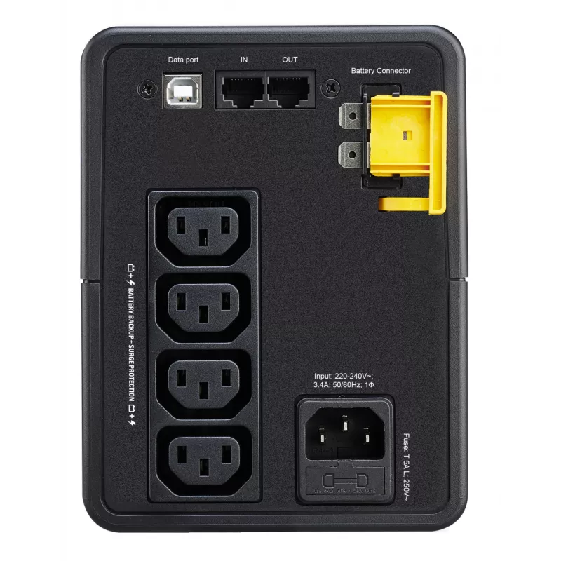 APC Back-UPS BX750MI - 750VA, 4x C13, USB, Line-Interactive, 0.75 kVA, 410 W, sini, 140 V, 300 V