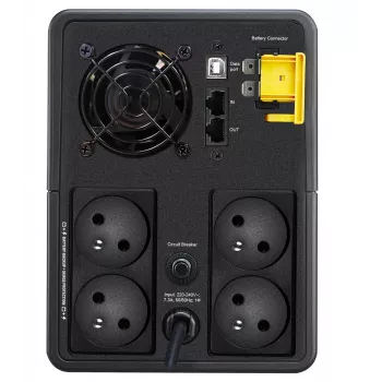 APC Back-UPS, 1600VA, Tower, 230V, 4x CEE 7/5 ranskalainen Schuko-pistorasia, AVR