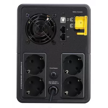 APC Back-UPS, 1600VA, Tower, 230V, 4x CEE 7/7 Schuko-pistorasia, AVR