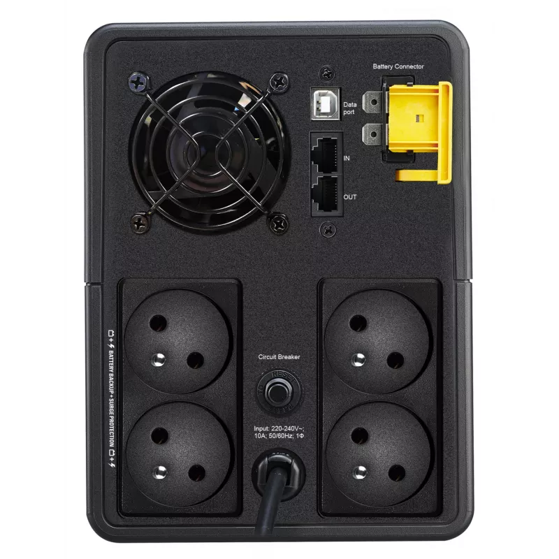 APC Back-UPS, 2200VA, Tower, 230V, 4x CEE 7/5 ranskalainen Schuko-pistorasia, AVR