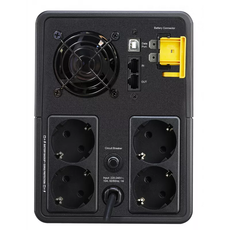 APC Back-UPS, 2200VA, Tower, 230V, 4x CEE 7/7 Schuko-pistorasia, AVR